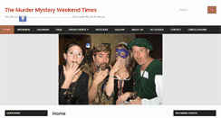 Desktop Screenshot of murdermysteryweekend.com